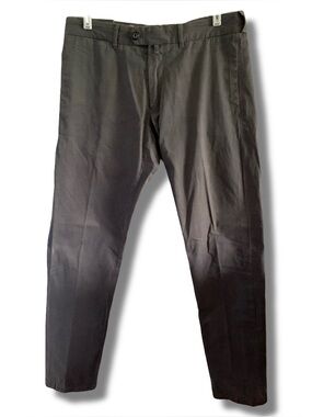 Zegna Sport Selvegde Twill Tapered Fit Grey Pants Size 33